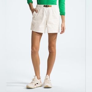 The North Face Women's Class V Pathfinder Belted White Short XXL NWT